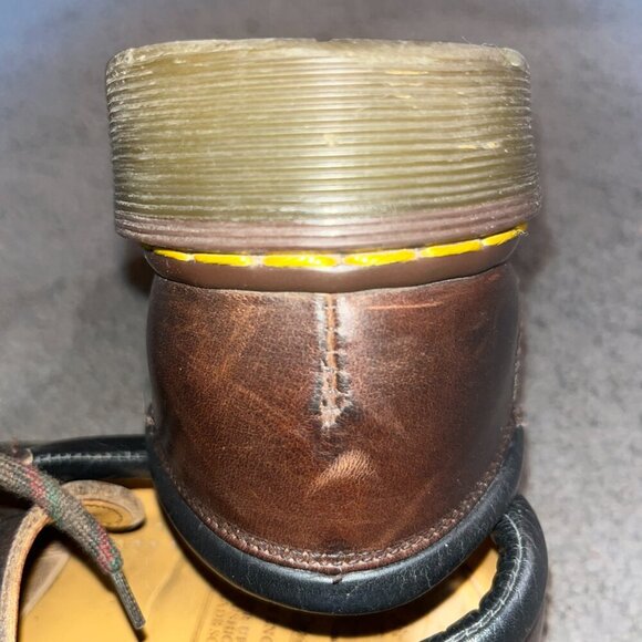 Vintage DR, MARTENS #8053 Made in England Brown 5 Eyelet Oxford Shoes Men's UK 9 - Picture 7 of 14